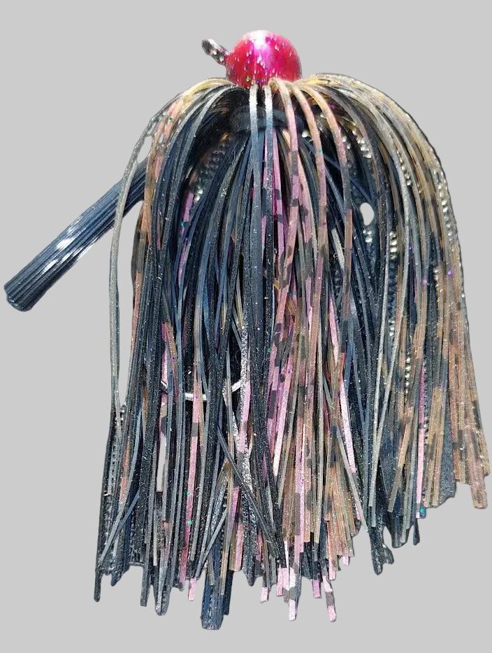 3/8 Oz. Football Head Jig-Weedless (Color:  Bruised Craw)