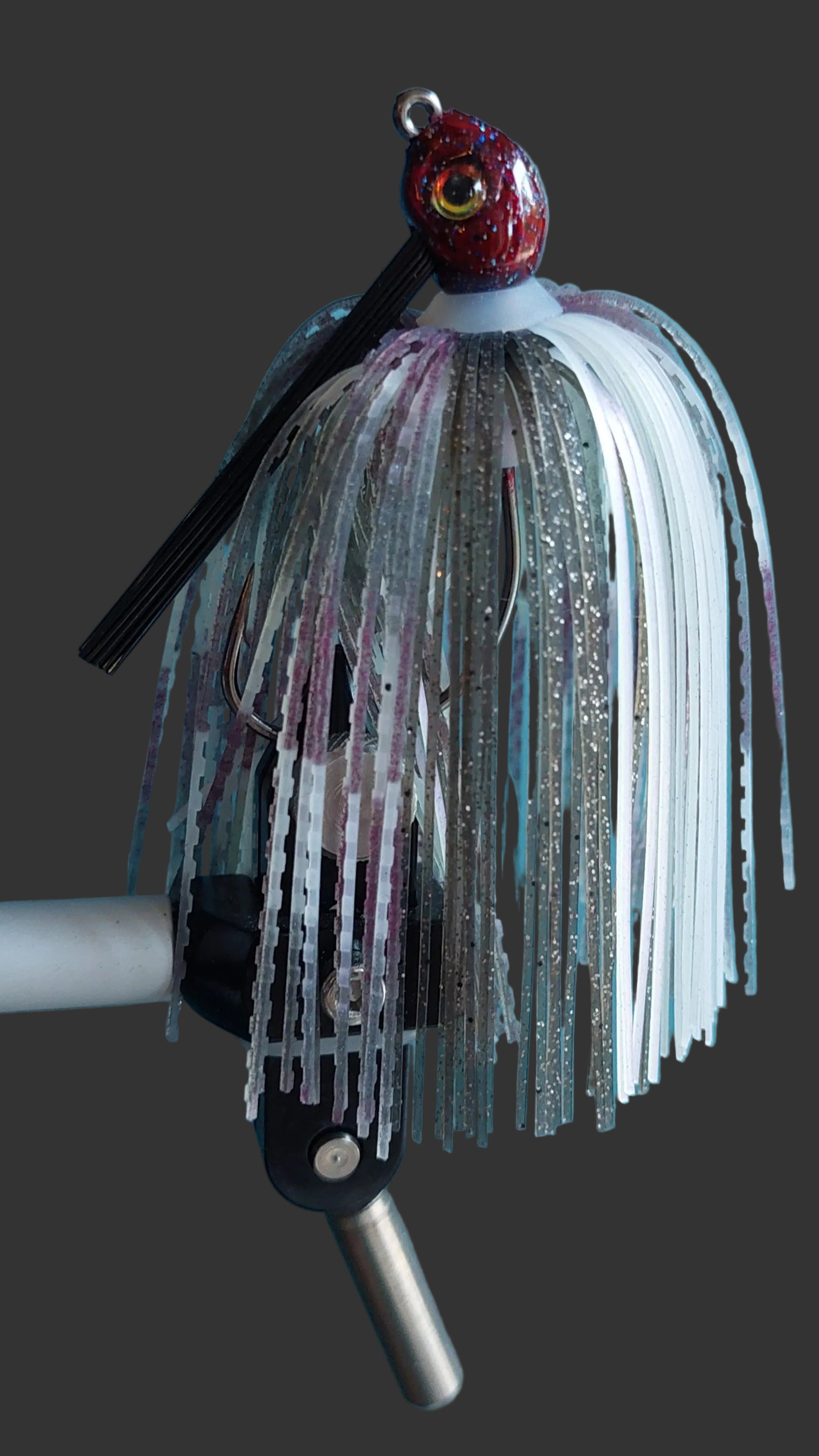 3/8 Oz. Swim Jig (Color: Plum Flash)