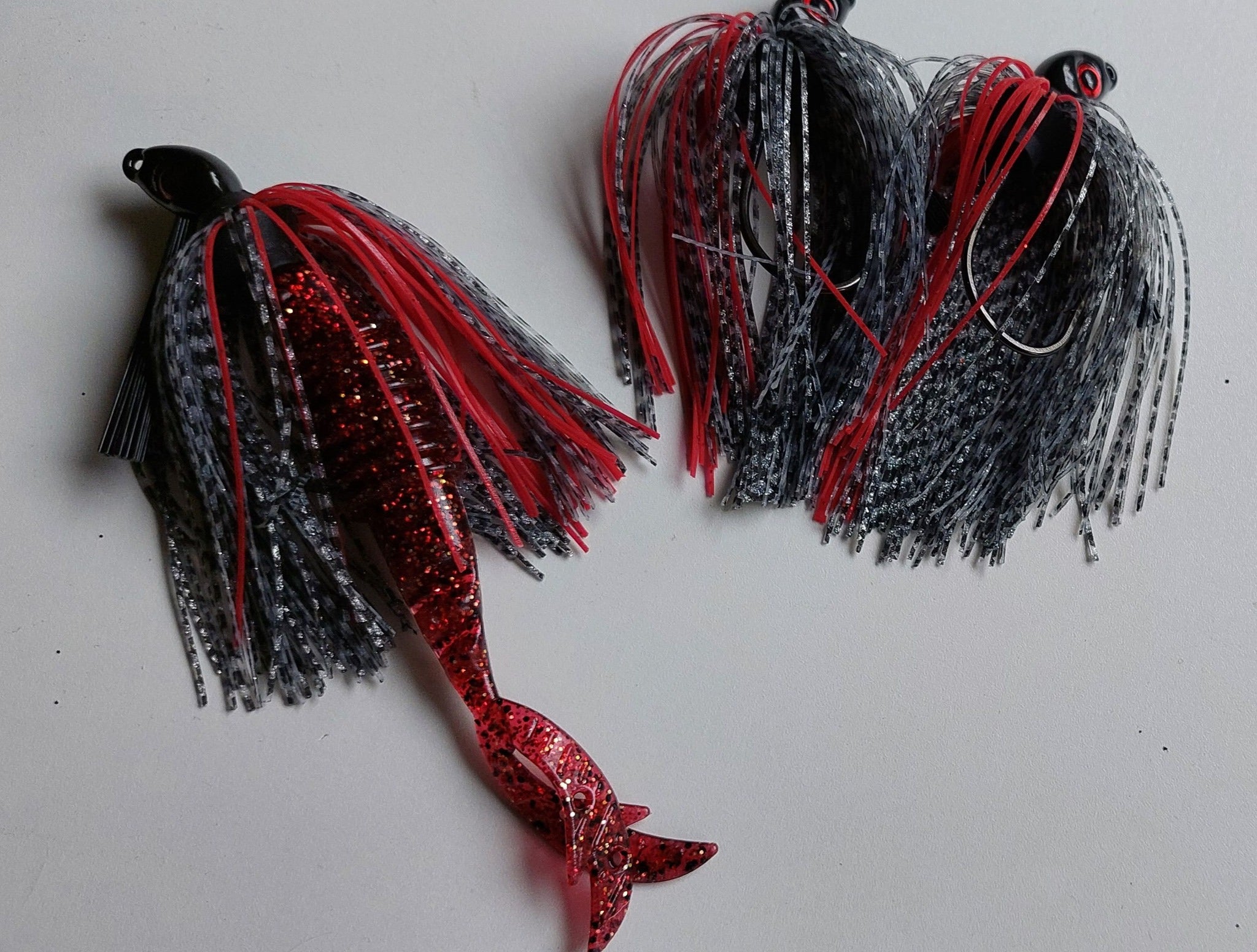 3/8 Oz. Swim Jig (Color:  Bleeding Bait Fish)