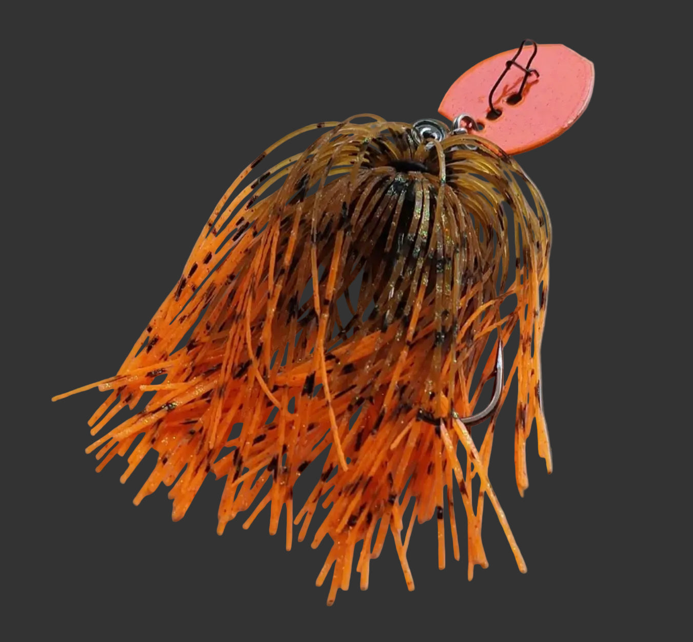 3/8 Oz. Chatter Bait (Color:  Hot Craw)