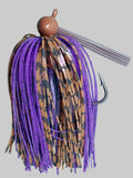 1/4 oz. Football Head Jig (Color:  PB & J)