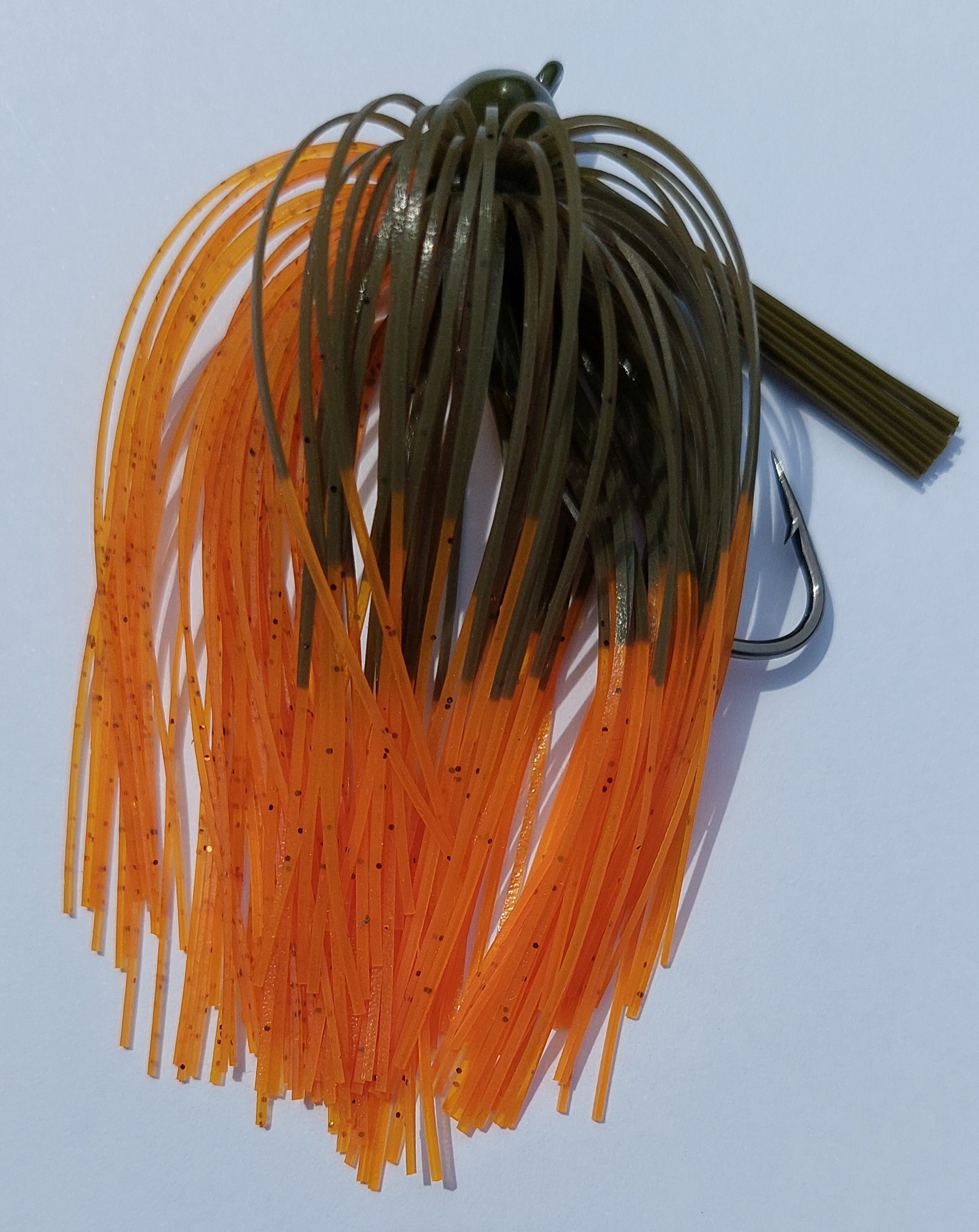 1/4 oz. Football Head Jig (Color:  Pumpkinseed)