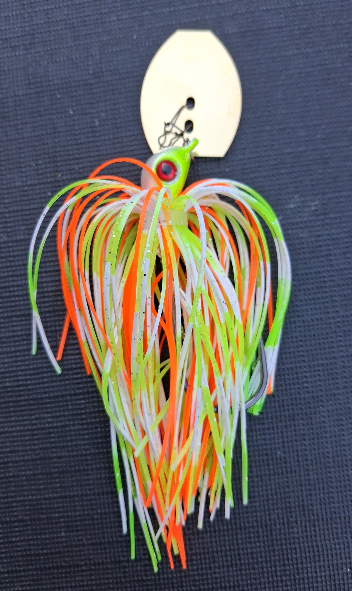 3/8 Oz. Chatter Bait (Color:  SEMO Slaw) Gold Bladed